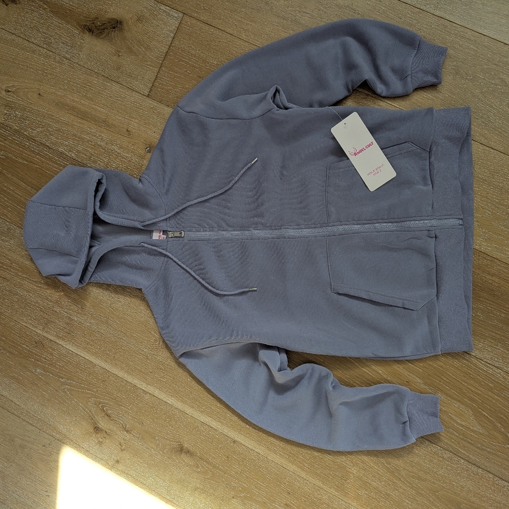Women's Gray Hoodie Jacket